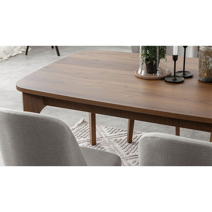 WOOD ΤΡΑΠΕΖΙ ΚΑΡΥΔΙ 175x95x76