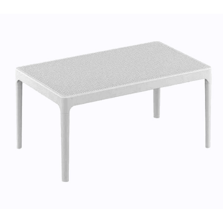 SKY WHITE 100Χ60Χ40εκ. ΤΡΑΠΕΖΙ ΠΟΛ/ΝΙΟΥ