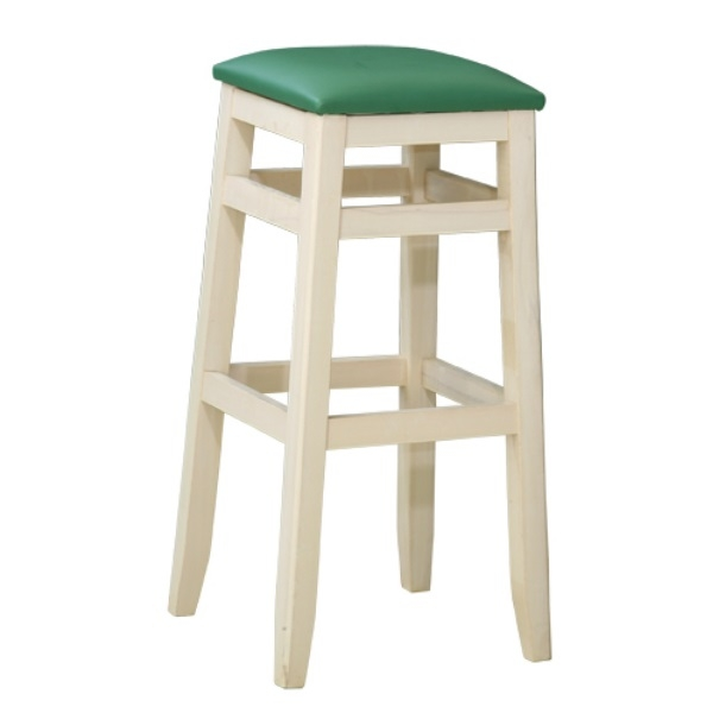 Πύρος Ξύλινο Σκαμπό Οξιάς 32x32xH76cm