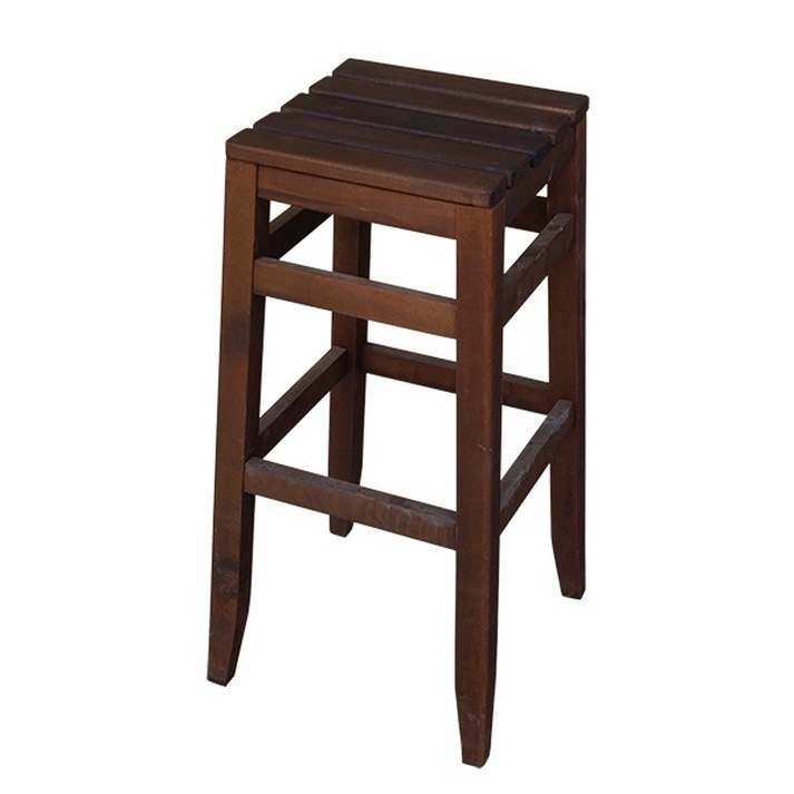 Ξύλινο Σκαμπό Οξιάς 32x32xH75cm