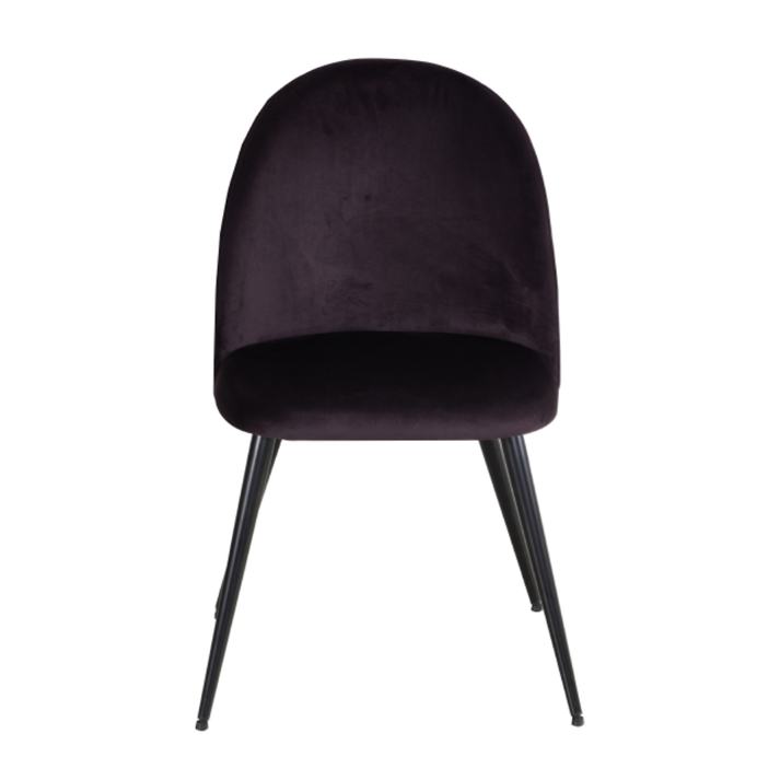 ZIZEL ΚΑΡΕΚΛΑ VIOLET ΣΚΟΥΡΟ 47x56,5xH84cm