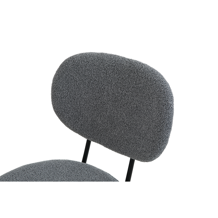 AMELIA ΚΑΡΕΚΛΑ ΓΚΡΙ ΣΚΟΥΡΟ ΜΑΥΡΟ 44x58x80cm