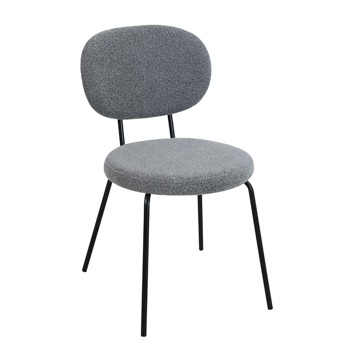 AMELIA ΚΑΡΕΚΛΑ ΓΚΡΙ ΣΚΟΥΡΟ ΜΑΥΡΟ 44x58x80cm