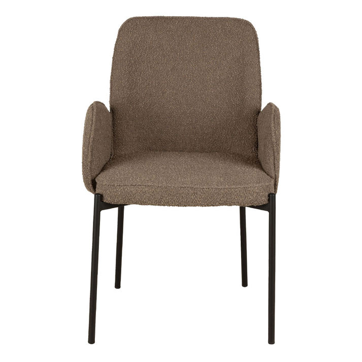 PETALS ΚΑΡΕΚΛΑ ΚΑΦΕ ΜΑΥΡΟ 58x58x89cm