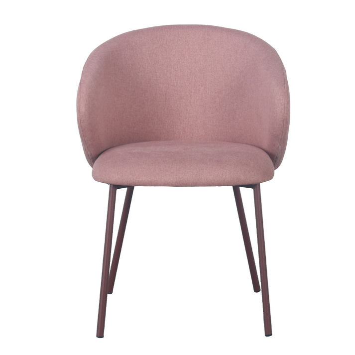 KIRA ΚΑΡΕΚΛΑ ΡΟΖ 56x56x74.5cm