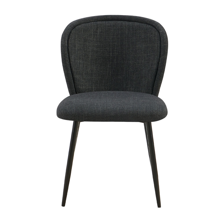 Figaro καρέκλα ανθρακί μαύρο 49x63x79cm