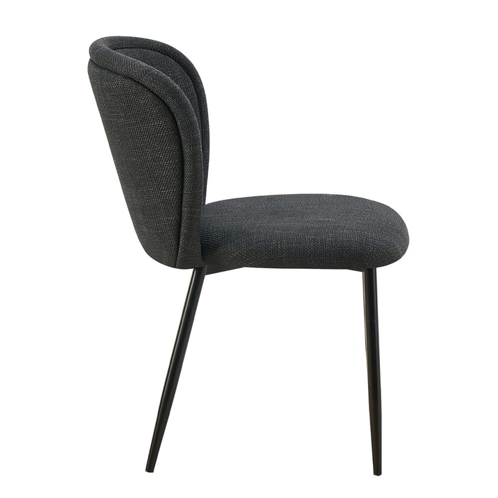 Figaro καρέκλα ανθρακί μαύρο 49x63x79cm