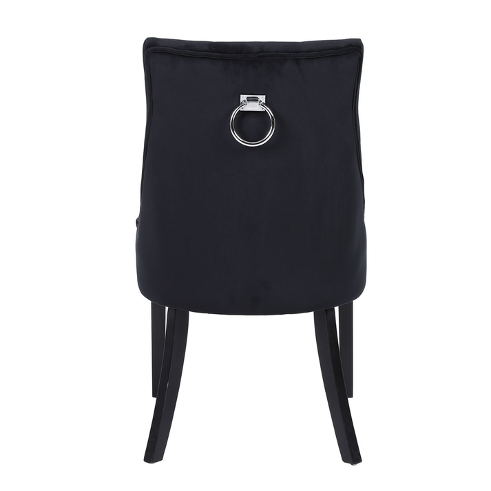 VERONA ΚΑΡΕΚΛΑ ΜΕ ΜΕΤΑΛΛΙΚΟ ΚΡΙΚΟ ΜΑΥΡΟ ΜΑΥΡΟ 57x47x98cm