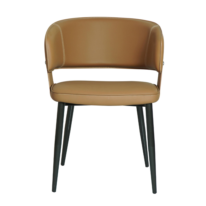 Arcus Καρέκλα Taupe Μαύρο 58.5x53.5x77cm