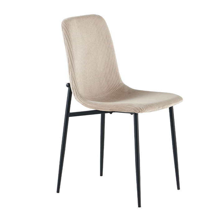 Tessera Καρέκλα Beige Μαύρο 54x44.5x87cm