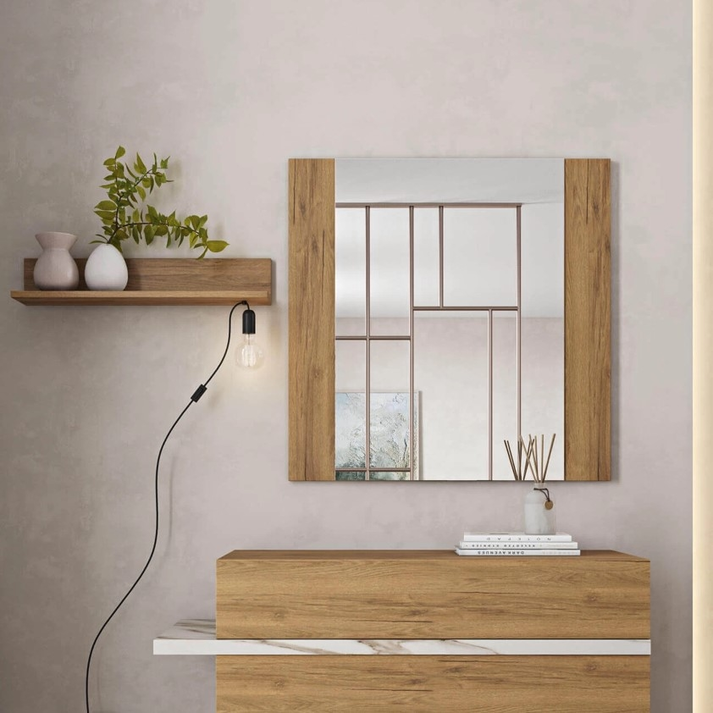 TEMPO Καθρέφτης Ελληνικής Κατασκευής 90xH90cm