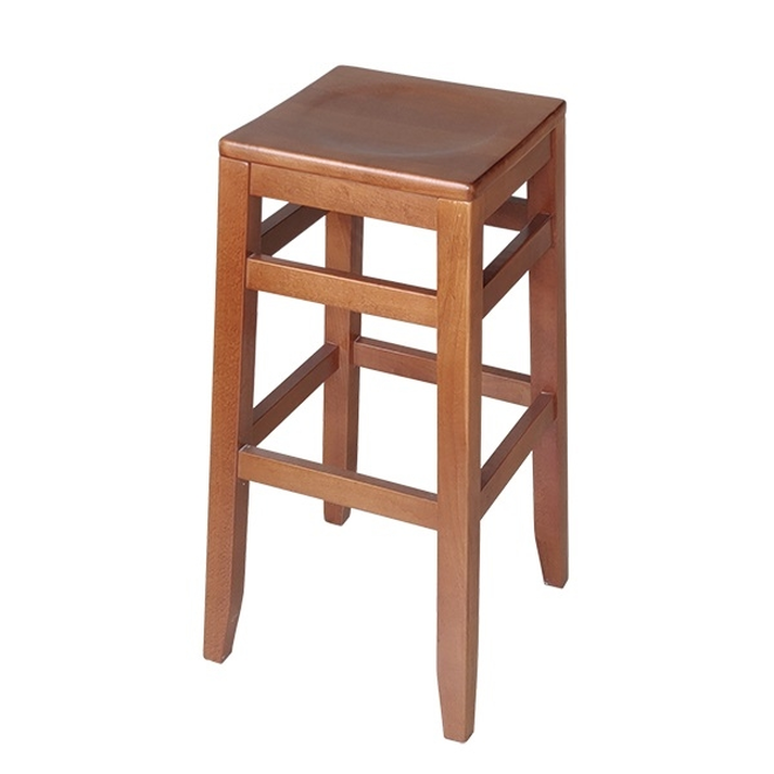 Ξύλινο Σκαμπό Οξιάς 32x32xH74cm