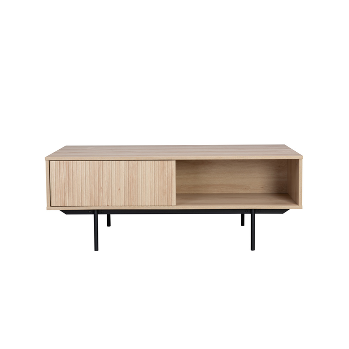 RIGOTE COFFEE TABLE 1ΣΥΡΤΑΡΙ SONOMA ΜΑΥΡΟ 120x59x45cm