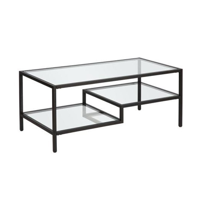 STEP COFFEE TABLE ΜΑΥΡΟ 110x50x42cm