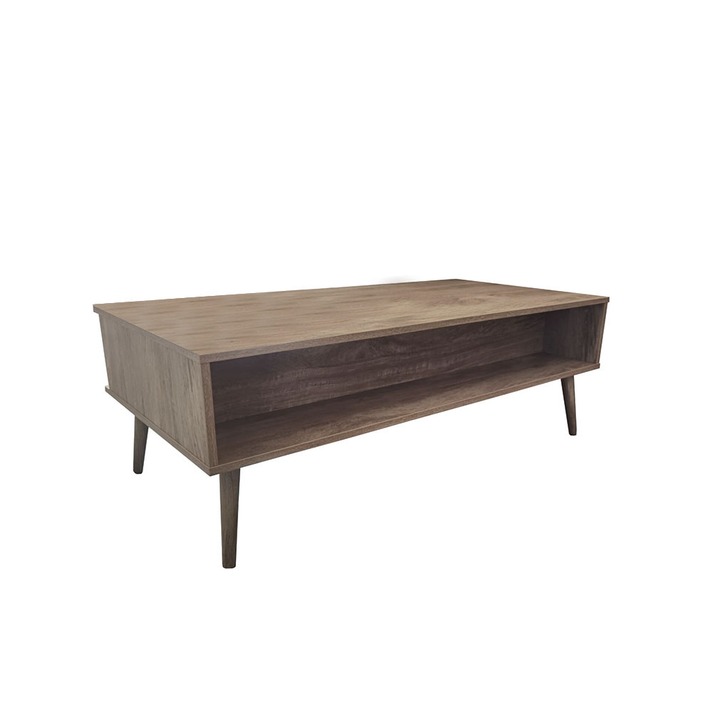 Kiros Coffee Table Natural with Drawer 119x59x41.5 cm