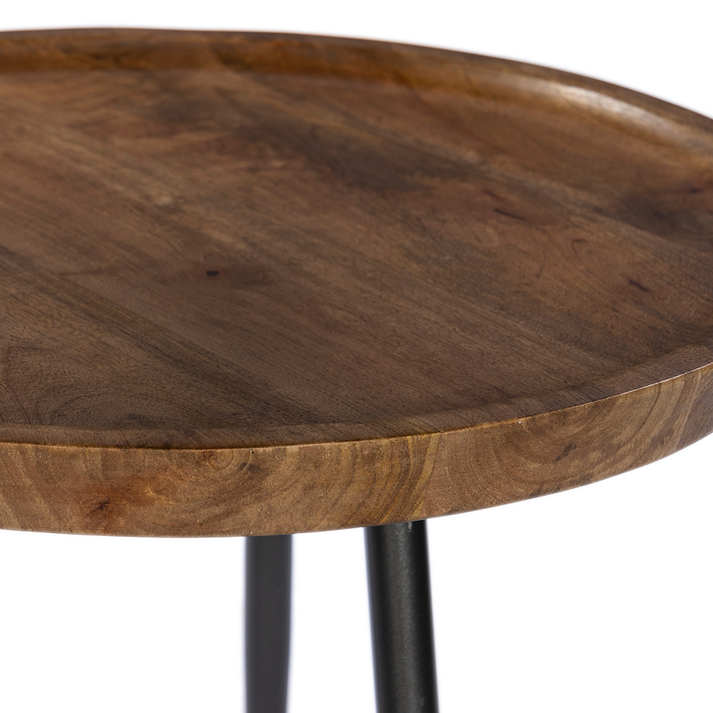 PENCIL 55 COFFEE TABLE ΚΑΡΥΔΙ ΜΑΥΡΟ 55x55x55cm