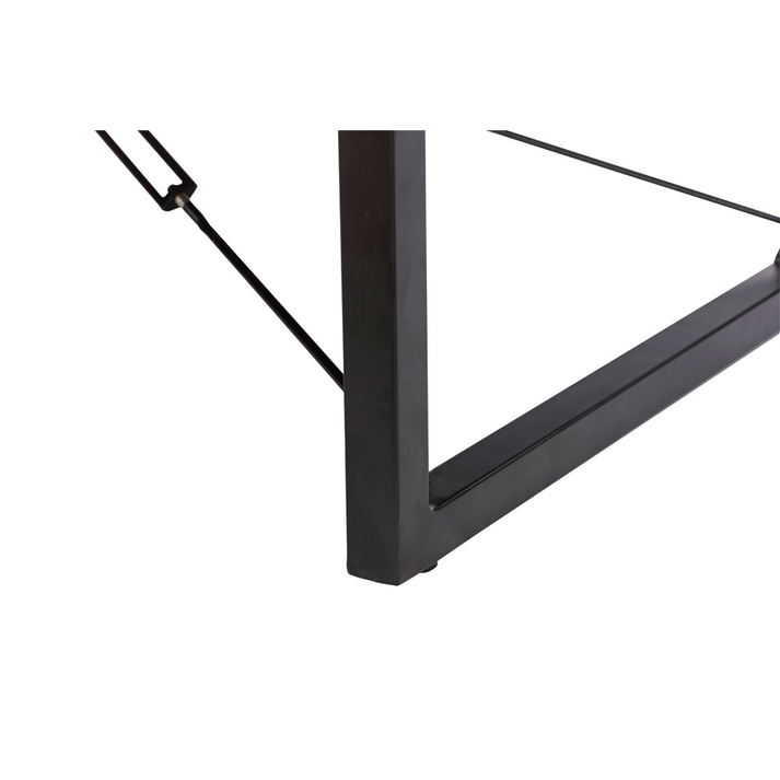 WIRE COFFEE TABLE ΚΑΡΥΔΙ ΜΑΥΡΟ 120x60x40