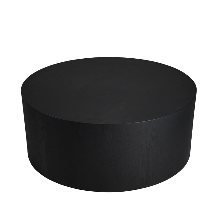 TUBE COFFEE TABLE ΜΑΥΡΟ 100x100x41cm