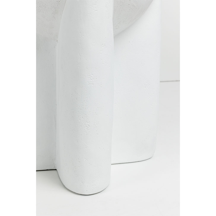 LITHOS HANDLE SIDE TABLE ΛΕΥΚΟ 36.5x36.5x46.5