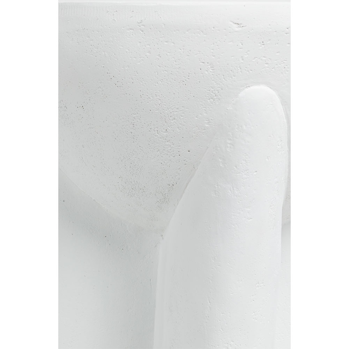 LITHOS HANDLE SIDE TABLE ΛΕΥΚΟ 36.5x36.5x46.5