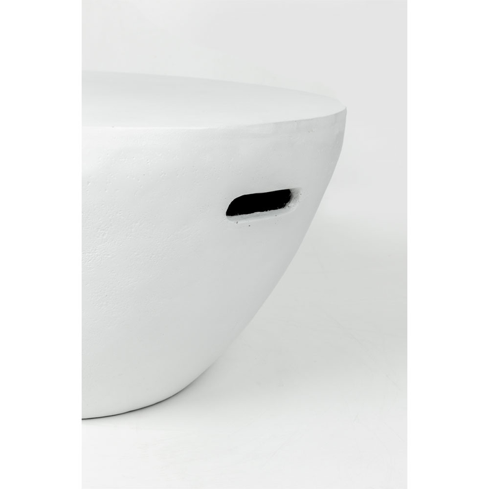 LITHOS CENTRAL COFFEE TABLE ΛΕΥΚΟ 68x68x36