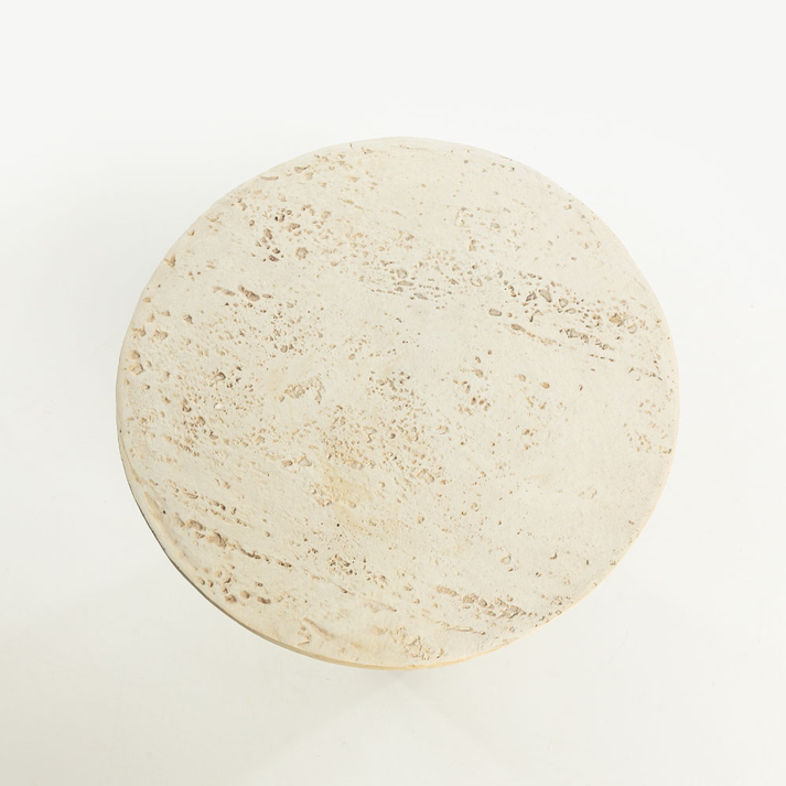 POROS SIDE TABLE BEIGE 40x40x46.3cm