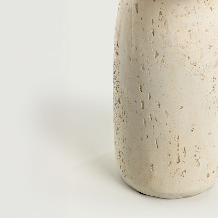 POROS SIDE TABLE BEIGE 40x40x46.3cm