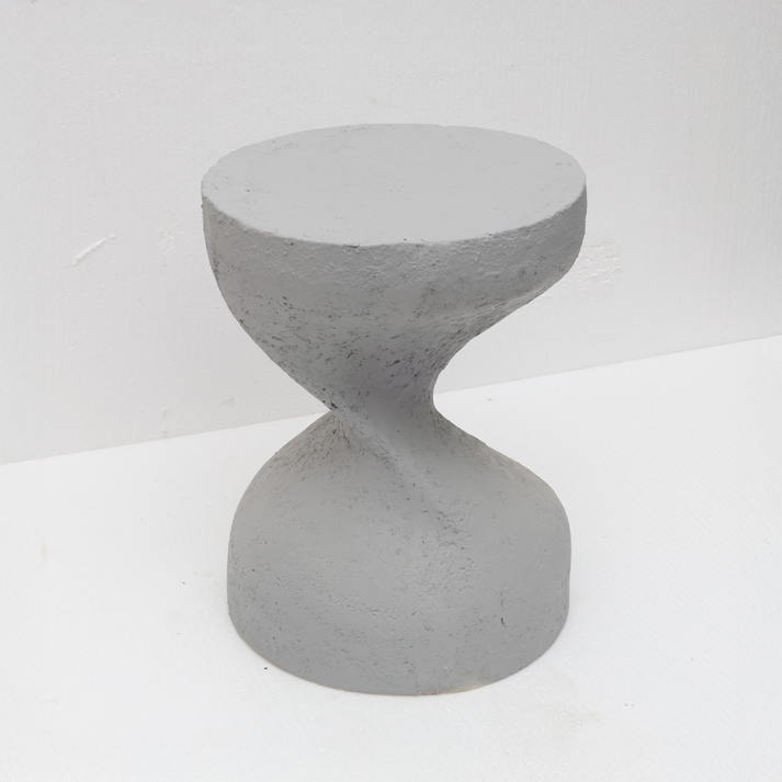 INDUSTRIAL SIDE TABLE ΛΕΥΚΟ 39.5x39.5x52.5cm