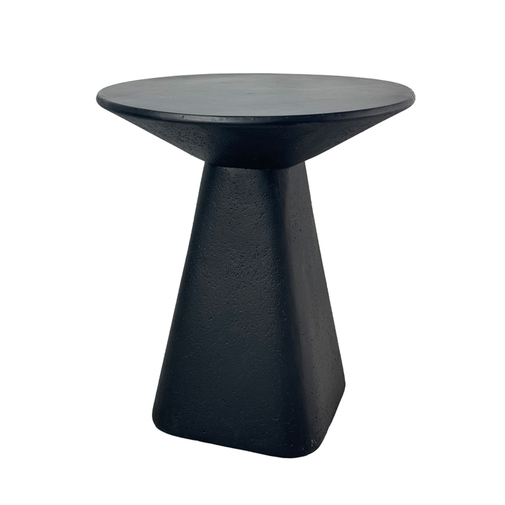TRITON SIDE TABLE ΜΑΥΡΟ 46x46x52cm