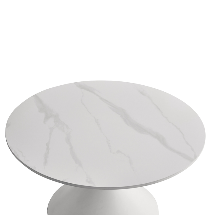 ICE COFFEE TABLE SET 2ΤΕΜ ΑΣΠΡΟ ΑΣΠΡΟ 70x70x40cm