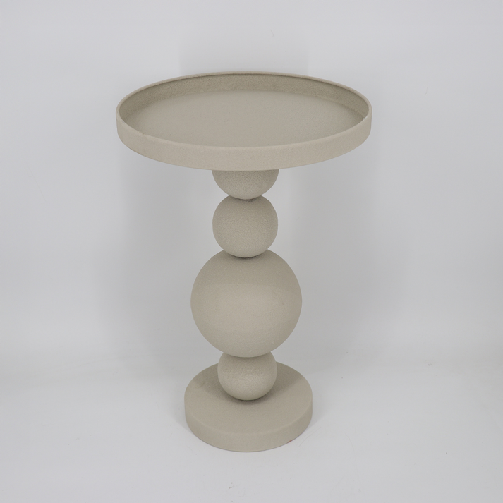 Astra Side Table Μπεζ 36.5x36.5x55 cm