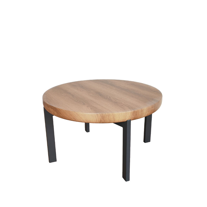 Bobba Coffee Table Sonoma Black 80x80x45cm