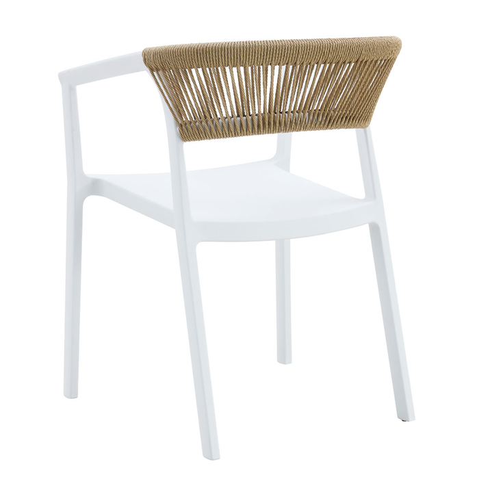 CONCORD ΚΑΡΕΚΛΑ ΛΕΥΚΟ LATTE 55.5x53.5x76