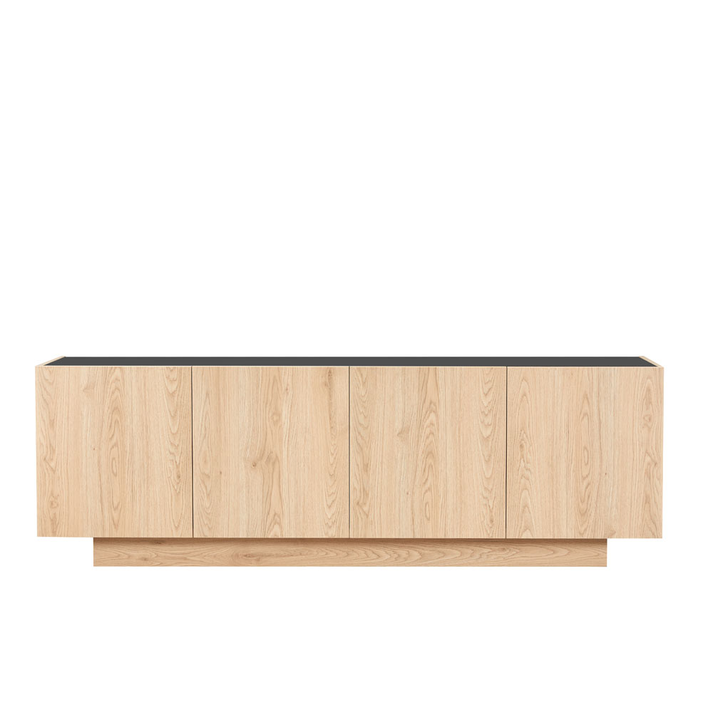 CUBIUS TV STAND 4ΠΟΡΤΕΣ ΦΥΣΙΚΟ 182x39x59cm