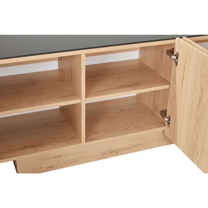 CUBIUS TV STAND 4ΠΟΡΤΕΣ ΦΥΣΙΚΟ 182x39x59cm