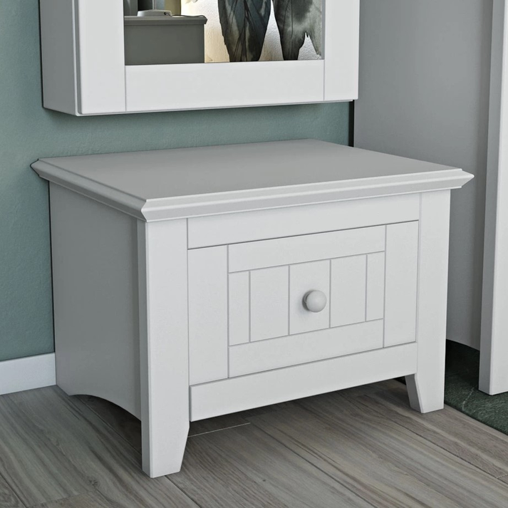 ISAVELLA Κομοδίνο με 1 Συρτάρι Ελληνικής Κατασκευής 55x35.5xH33.5cm