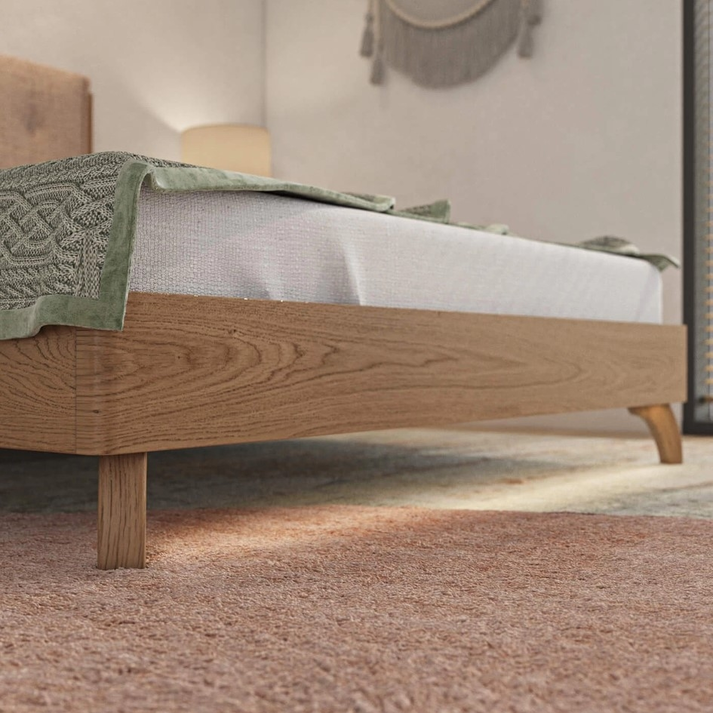 ASCOTT WR | D.13 Κρεβάτι Ελληνικής Κατασκευής 212x188xH120cm (Για Στρώμα 160x200cm)