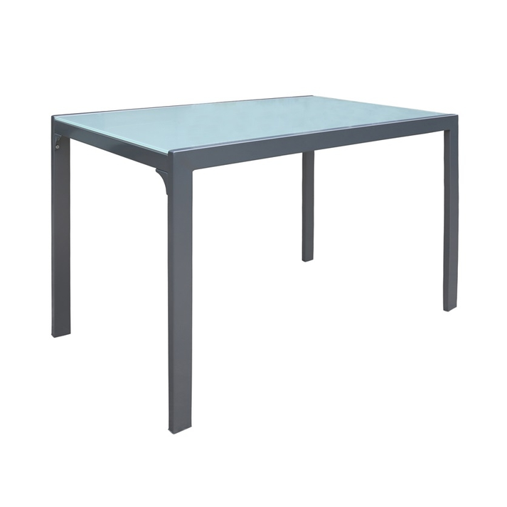 Τραπέζι Κουζίνας Μέταλλο / Γυαλί 110x70xH75cm
