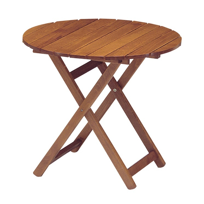 Ανιγκρέ Πτυσσόμενο Τραπέζι Οξιάς Ø65x75cm