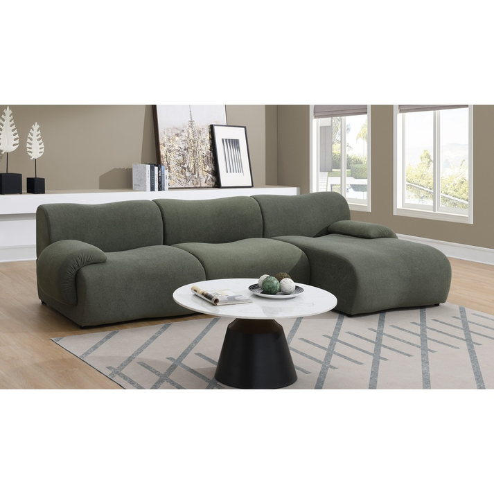 ΚΑΝΑΠΕΣ ΓΩΝΙΑ (ΔΕΞΙΑ) ΓΚΡΙ ΧΡΩΜΑ  192/149x96,5/71x72,5cm