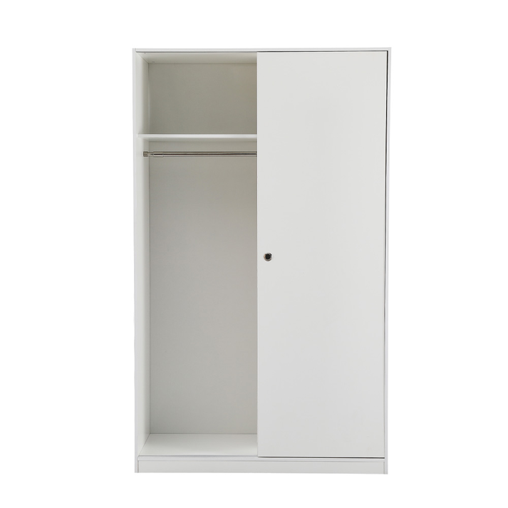 KEY ΝΤΟΥΛΑΠΑ 2ΠΟΡΤΕΣ ΛΕΥΚΟ 120x50x200cm
