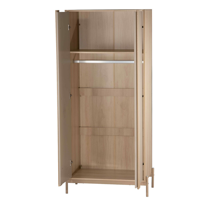 CAPPUCCINO ΝΤΟΥΛΑΠΑ 2ΠΟΡΤΕΣ LATTE SONOMA 84.6x50x185cm