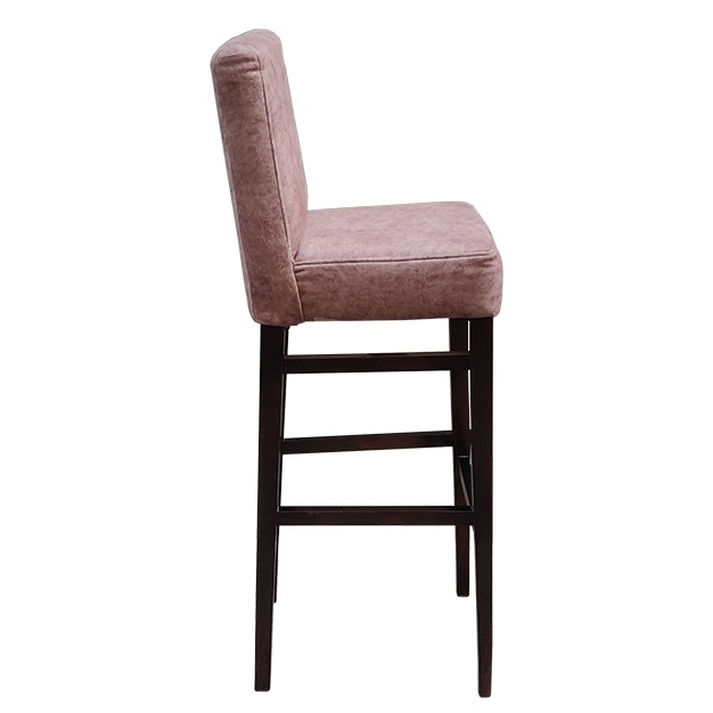 Σκαμπό Μπαρ Οξιά / Ύφασμα 40x44xH77-108cm