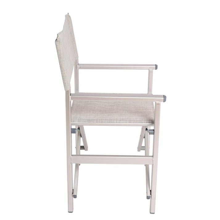 Πολυθρόνα Σκηνοθέτη Αλουμίνιο / Διάτρητο PVC 55x46xH88cm (3 Χρώματα)