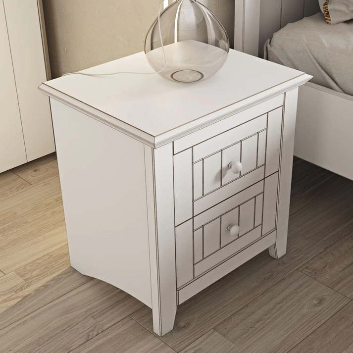 ISAVELLA Κομοδίνο Ελληνικής Κατασκευής 45/55x44xH58cm