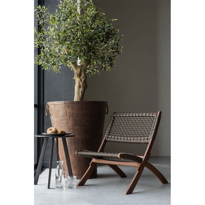MESH ΚΑΡΕΚΛΑ ΠΤΥΣ/ΜΕΝΟ-Η ΚΑΦΕ ANTIQUE ΚΑΡΥΔΙ 78x60x72.5