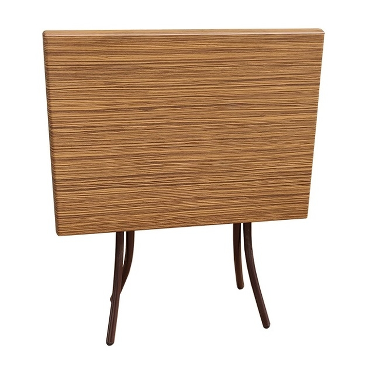 Πτυσσόμενο Τραπέζι Πλιάν Μέταλλο / Werzalit 80x60xH73cm (Χρώμα Επιλογής)