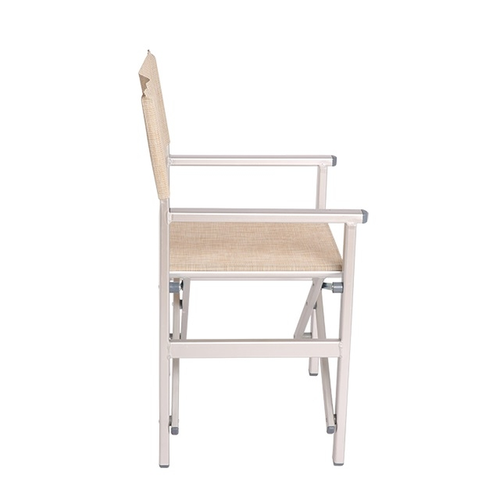 Πολυθρόνα Σκηνοθέτη Αλουμίνιο / Διάτρητο PVC 55x46xH88cm (3 Χρώματα)