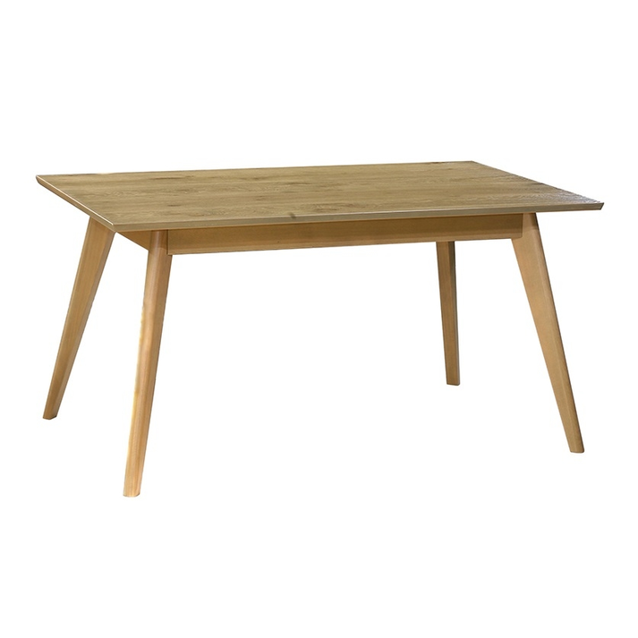 Δρύινη Τραπεζαρία Επεκτεινόμενη 150+45x90xH75cm (2 Χρώματα)