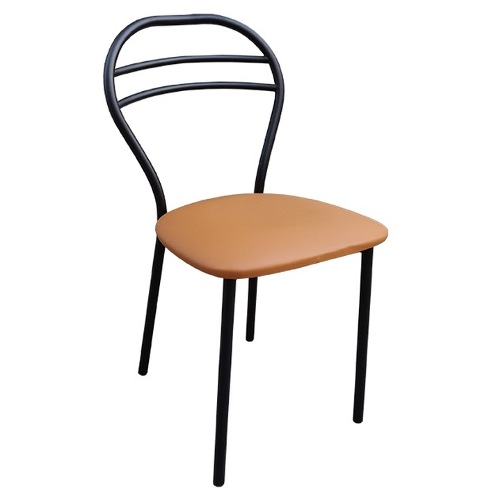 Konnie Καρέκλα Κουζίνας Μέταλλο / Δερματίνη 40x47xH81cm (4 χρώματα)